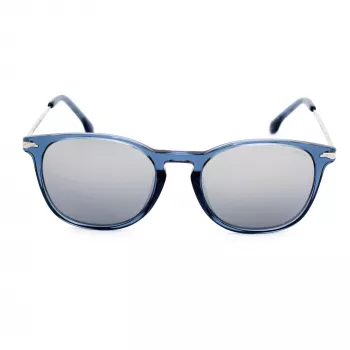Óculos de sol retangulares unissexo LOZZA SL4159M-955X preto cinzento fumado 52mm