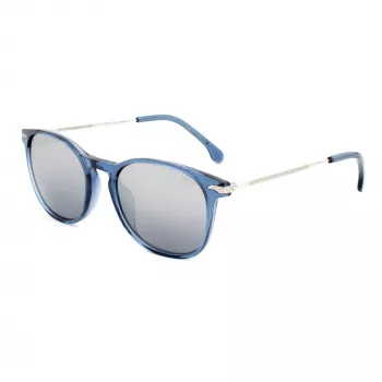 Óculos de sol retangulares unissexo LOZZA SL4159M-955X preto cinzento fumado 52mm