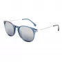 Óculos de sol retangulares unissexo LOZZA SL4159M-955X preto cinzento fumado 52mm