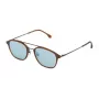 Óculos de sol unissexo LOZZA SL4182M50T65X - armação retangular de acetato - proteção UV400 - 50/20/145 mm