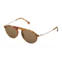 Óculos de sol unissexo LOZZA SL4206M550711 armação Havana lentes verdes 55/17/140 mm