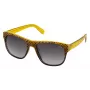 Óculos de sol LOZZA unissexo SL4000M5507V8 - armação de acetato preta, lentes cinzentas degradê, 55/19/140 mm