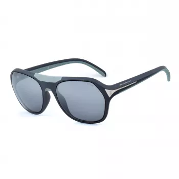 Óculos de sol LOZZA unissexo SLP002M57V94X armação de acetato Havana lentes castanhas degradê 57/15/140 mm