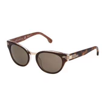 Óculos de sol de mulher LOZZA SL4075M500GB5 cat-eye Havana acetato castanho degradê UV400