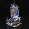 Conjunto de iluminação LED Lumibricks Cyberpunk Neoncity Cyber Couture Galleria