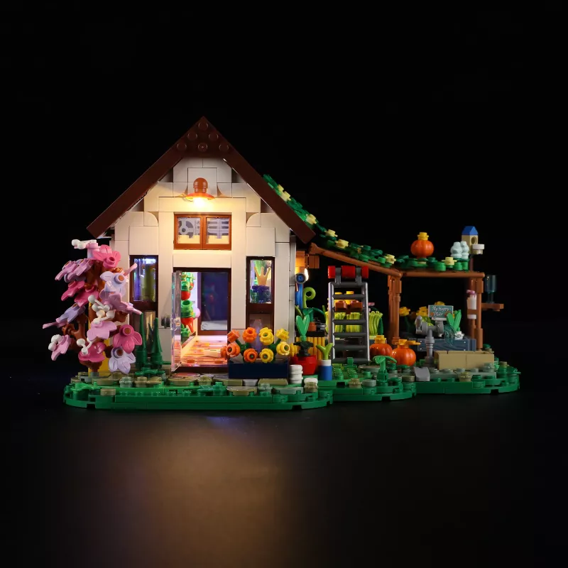 Lumibricks Estufa de interior com lâmpada LED de espetro completo para plantas, sistema hidropónico, 6 cápsulas de plantas, depósito de água de 2,5L, Branco