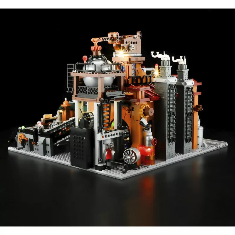Lumibricks Steampunk Erzfabrik conjunto de blocos de construção LED