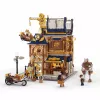 Lumibricks Conjunto de Blocos de Construção Steampunk Mechanical Workshop com Iluminação LED - 2150 peças