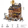 Lumibricks Conjunto de Blocos de Construção Steampunk Mechanical Workshop com Iluminação LED - 2150 peças