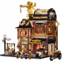 Lumibricks Conjunto de Blocos de Construção Steampunk Mechanical Workshop com Iluminação LED - 2150 peças