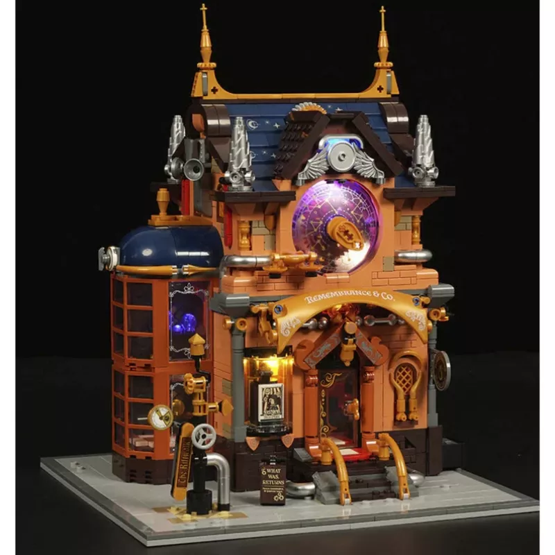 Lumibricks Steampunk Memory Shop Kit de Casa de Bonecas em Miniatura DIY