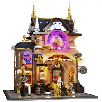 Lumibricks Steampunk Memory Shop Kit de Casa de Bonecas em Miniatura DIY