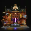Kit de miniatura DIY Lumibricks Steampunk Time Rift Library Book Nook