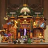 Kit de miniatura DIY Lumibricks Steampunk Time Rift Library Book Nook