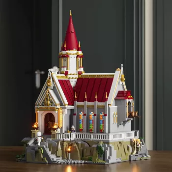 Lumibricks Câmara do Tesouro do Palácio Real Conjunto de blocos de construção com luzes LED (985 peças)