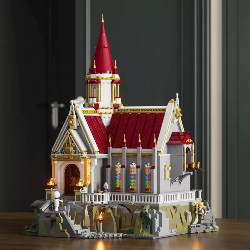 Lumibricks Câmara do Tesouro do Palácio Real Conjunto de blocos de construção com luzes LED (985 peças)
