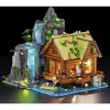 Lumibricks Waterfall Hut conjunto de blocos com iluminação LED