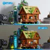 Lumibricks Waterfall Hut conjunto de blocos com iluminação LED