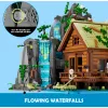 Lumibricks Waterfall Hut conjunto de blocos com iluminação LED