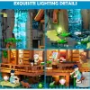 Lumibricks Waterfall Hut conjunto de blocos com iluminação LED