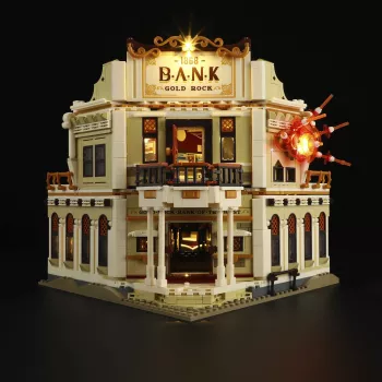 Lumibricks Western Bank Heist conjunto de construção 1050 peças