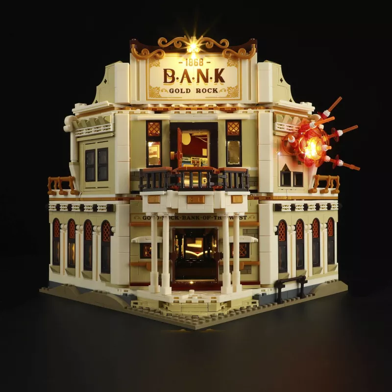 Lumibricks Western Bank Heist conjunto de construção 1050 peças