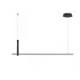 Lâmpada suspensa 20W LED preta 1200lm