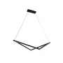 Candeeiro de suspensão 32W LED preto 1920lm