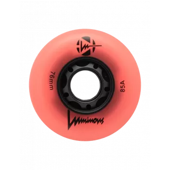 Luminous LED Wheels 76mm 1 conjunto rosa