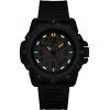 Luminox Atacama Field Day Date relógio de homem XL.3321 45mm mostrador preto bracelete de pele preta