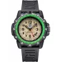 Luminox Atacama Field Day Date relógio de homem XL.3321 45mm mostrador preto bracelete de pele preta