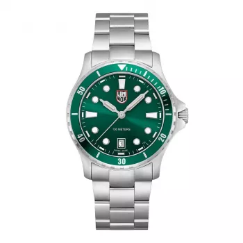 Relógio de homem LUMINOX XS.0957 42mm quartzo suíço mostrador verde pulseira de nylon