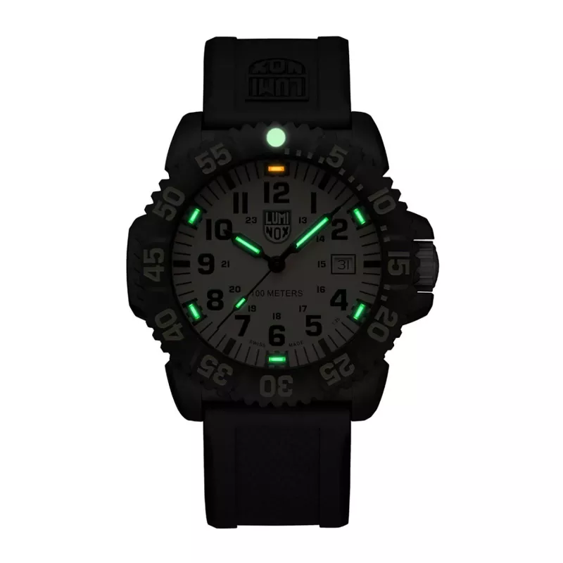 Relógio automático de homem LUMINOX X2.2055.1 44mm Couro castanho