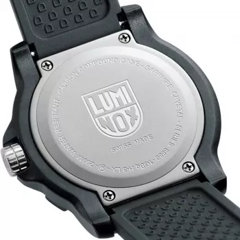 LUMINOX relógio de homem XL.8882.F 45mm quartzo suíço com caixa Carbonox e bracelete de borracha preta