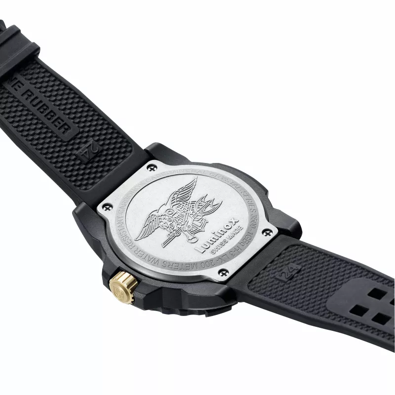 Relógio de homem Luminox Navy SEAL 3500 Series XS.3508.GOLD 45mm suíço quartzo