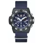 Relógio cronógrafo de homem Luminox Navy SEAL série 3580 XS.3583 45mm Carbonox preto borracha