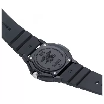 Relógio de homem Luminox Navy SEAL Colormark 3000 Series XS.3005.F 43mm Preto Borracha