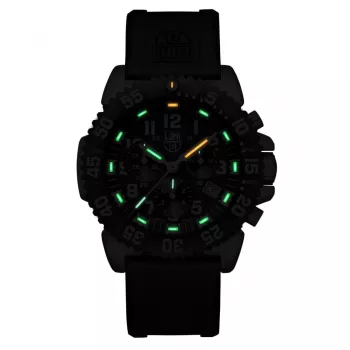 Relógio de homem Luminox Navy Seal Colormark Chronograph série 3180 XS.3181.F 44mm