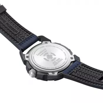Relógio de homem Luminox XL.1003.ICE ICE-SAR Arctic 1000 Series 46mm mostrador azul pulseira de borracha azul