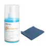 Conjunto de limpeza de ecrãs LUMIVIDA HS084912 – spray sem álcool 200 ml, pano de microfibra 20x20 cm e escova macia para LCD, LED, OLED, plasma, portáteis, monitores, smartphones, tablets, câmaras, óculos
