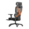 LUMIVIDA PREMIUM Cadeira de escritório ergonómica com encosto alto, apoio de cabeça, braços 3D e mecanismo sincronizado