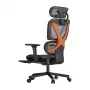 LUMIVIDA PREMIUM Cadeira de escritório ergonómica com encosto alto, apoio de cabeça, braços 3D e mecanismo sincronizado