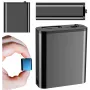 LUXURY-GOODS mini gravador de voz Small 16GB deteção DSP íman porta-chaves pendente HQ