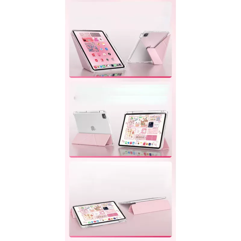 MACHINO TAB Capa para iPad Pro 12.9 2018-2022/ AIR 13 2024 Rosa