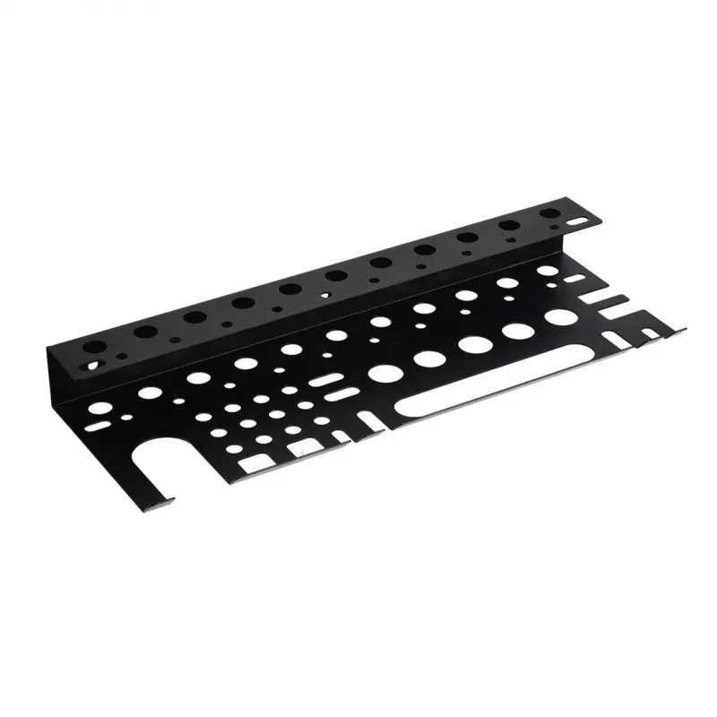 Organizador de ferramentas de parede MACLEAN MC-141 com 20 recipientes e 11 ganchos, preto/vermelho, 800x400x195 mm