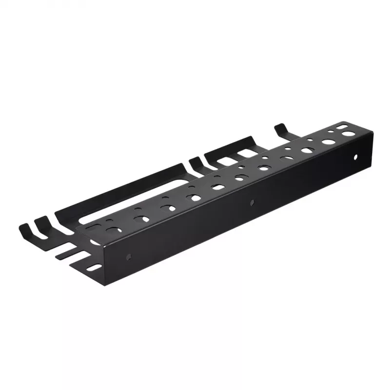 Organizador de ferramentas de parede MACLEAN MC-141 com 20 recipientes e 11 ganchos, preto/vermelho, 800x400x195 mm