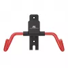 MACLEAN MC-172 Suporte de bicicleta horizontal para parede, aço, 30 kg de carga, ângulo ajustável, dobrável, preto