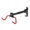 MACLEAN MC-172 Suporte de bicicleta horizontal para parede, aço, 30 kg de carga, ângulo ajustável, dobrável, preto