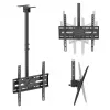 MACLEAN MC-175 Suporte de teto para televisor 37–75 polegadas, 50 kg, VESA 400x400, preto