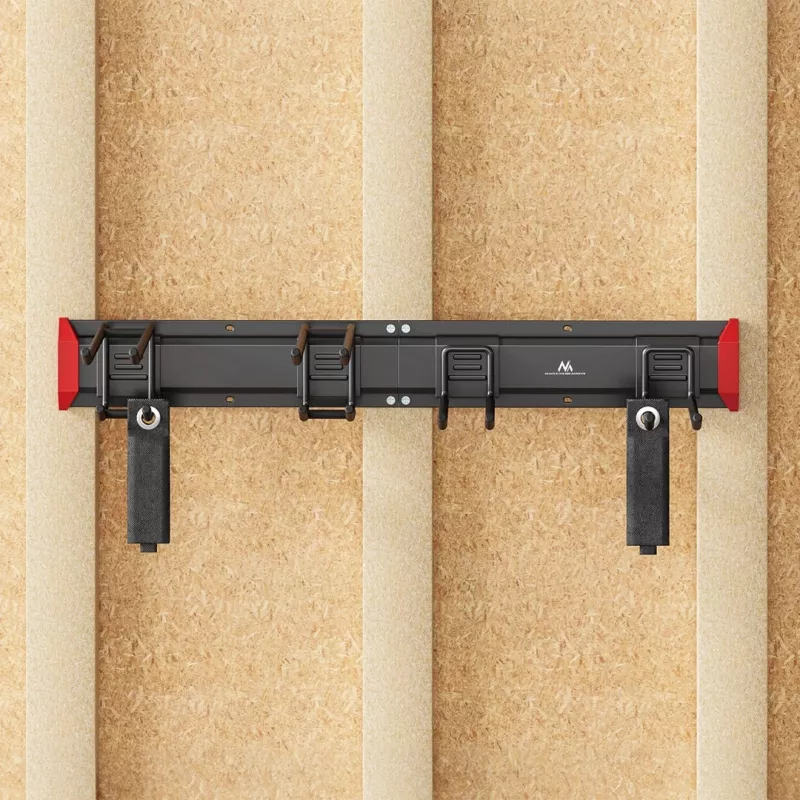 Organizador de ferramentas em aço de parede Maclean MC-178, carga 136 kg, 816 mm de largura, painel perfurado